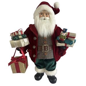 🎉HP🎉 St. Nicholas Square® Santa Holding Gift Floor Decor